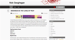 Desktop Screenshot of nickgeoghegan.net